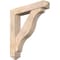 Ekena Millwork Funston Arts and Crafts Smooth Bracket w/ Offset Brace, Douglas Fir, 7 1/2"W x 40"D x 44"H BKT0806X40X44FST03SDF - alternate 1
